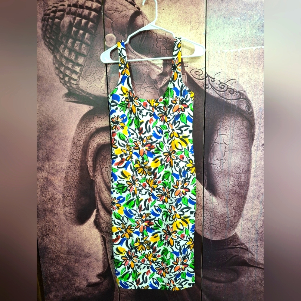 Adian Adian Mattox Floral Sleeveless Dress Size 6